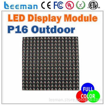 aluminium profile frame p10 led display cabinet Leeman p10-1r outdoor led display module